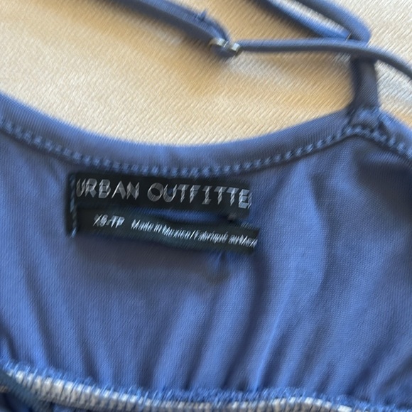 Urban Outfitters Blue Jumpsuit Tuta UO Blu Molly Cupro Culotte Women’s Size XS‎ - Picture 7 of 11